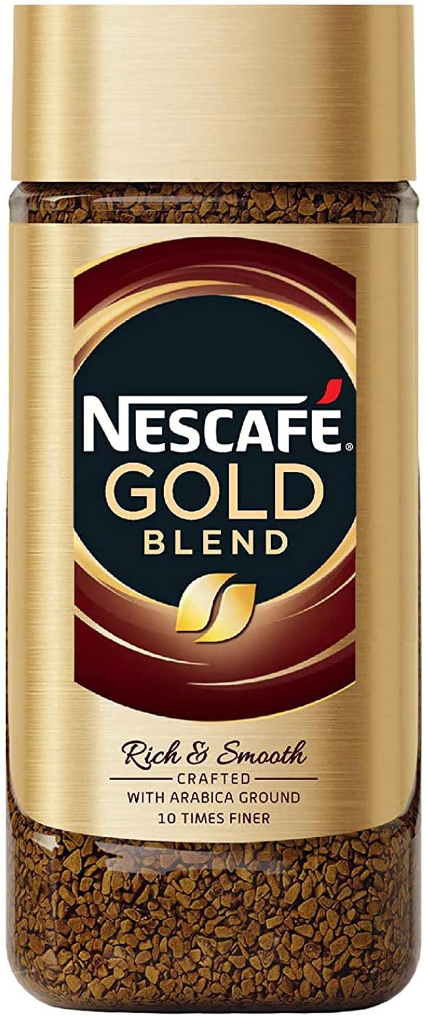 Nescafe Gold Blend Instant Ground Coffee Jar, 100 g