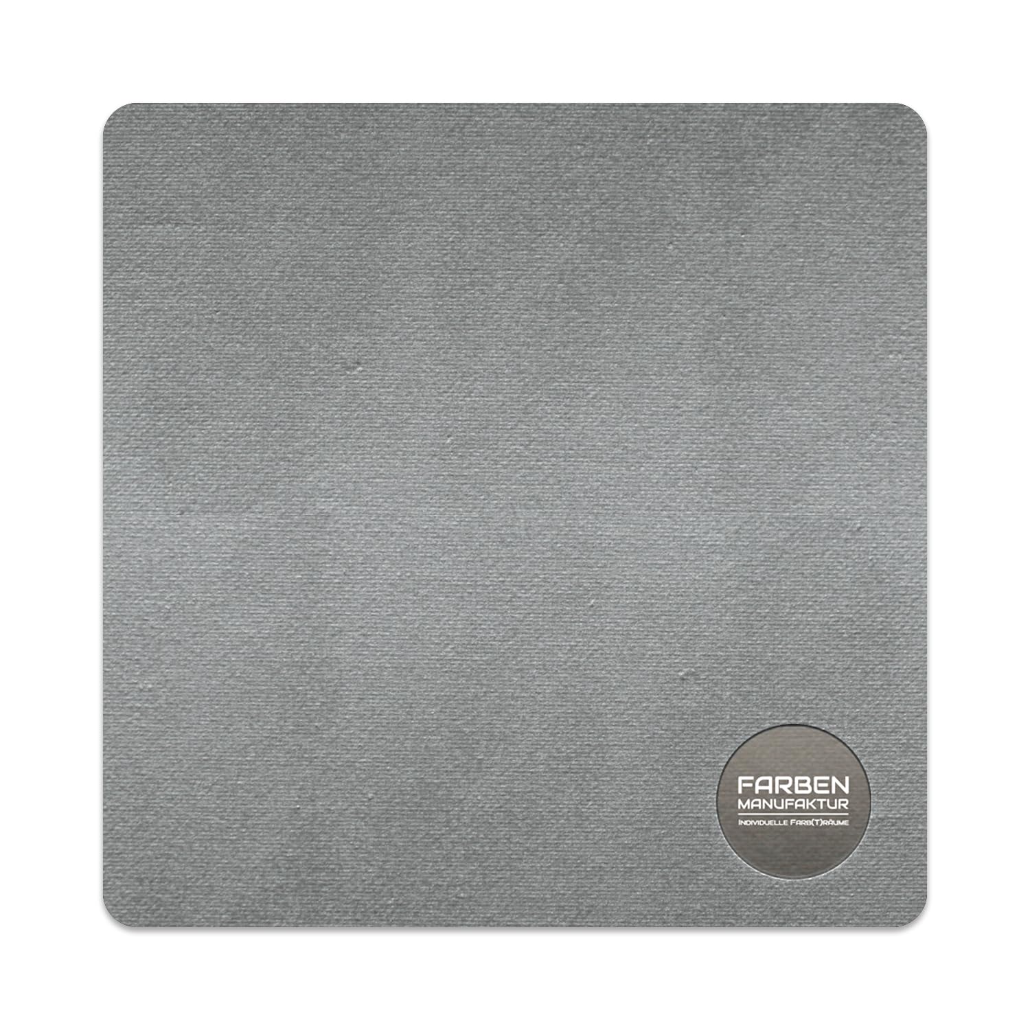 Farben Manufaktur Metallic Wandfarbe Effekt Wandlasur Innenwandfarbe Latex Latexfarbe bunt 2/5L, Farbe: Silber, Größe: 2L