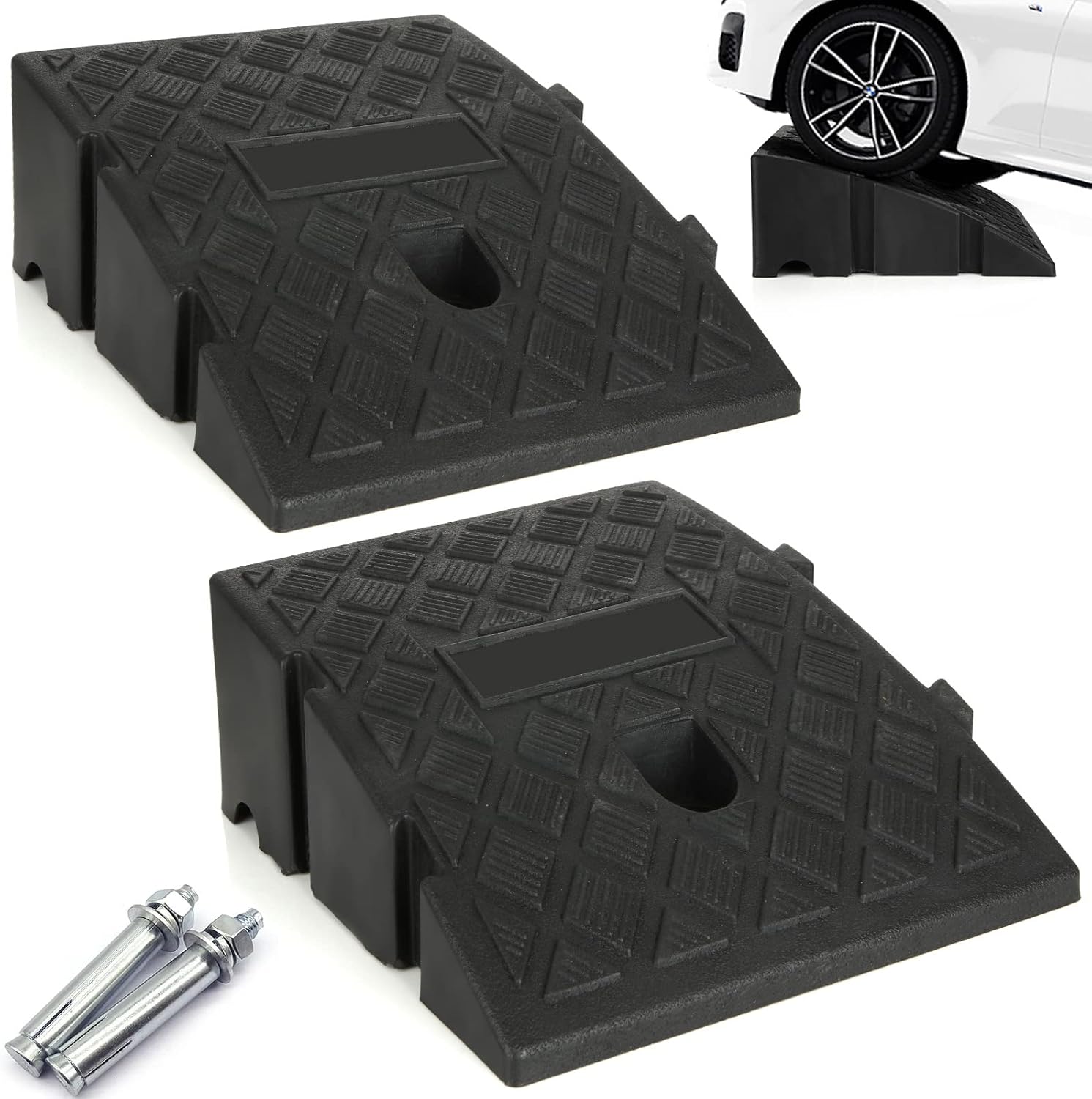 Amazon.com: 2PCS Driveway Curb Ramps 5