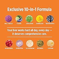 Vista 5 de DOCTORS' PREFERRED Liver+ Revive & Restore 10-in-1 Formula with Clinically Validated 4’Liver and Milk Thistle 60 Capsules