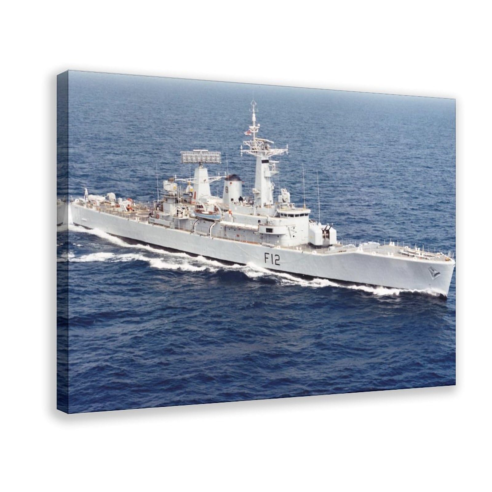 Jbgqgag Hms Achilles Frigate Poster Art Canvas Poster Bedroom Decor Landscape Office Room Decor Gift 08X12inch(20X30cm)