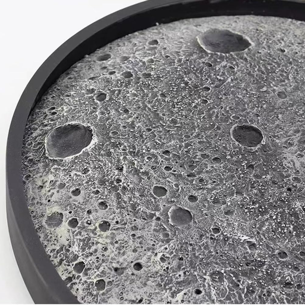 AoLa Lampada da Parete a Forma di Luna Luce da Parete per la Stanza dei Bambini dimmerabile con Telecomando Lampada Decorativa per Interni LED Round Moon Design Lampada Moderna 3D a Forma di Luna