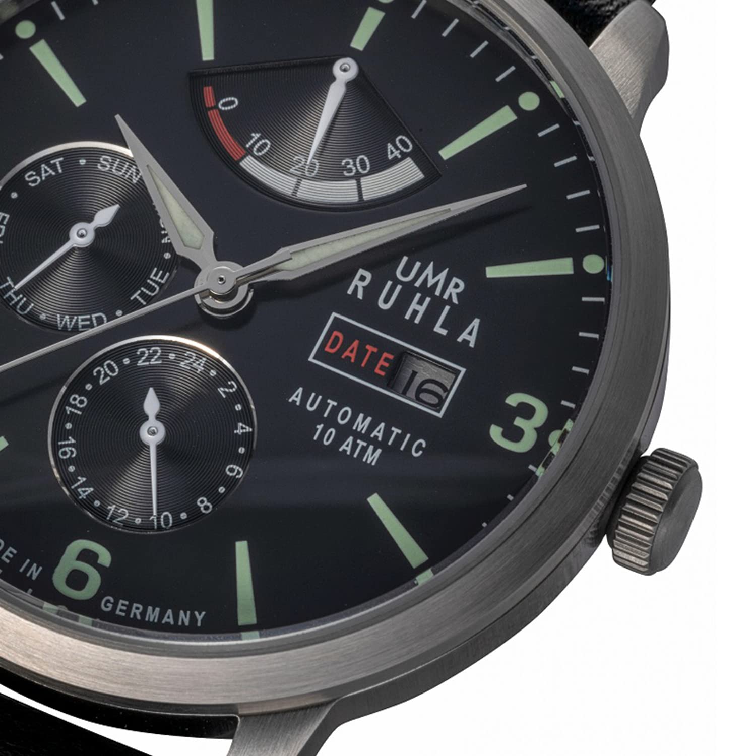 UMR RUHLA Automatic 80271, Armbanduhr, Herren, mechanisch, Edelstahl, 10 bar