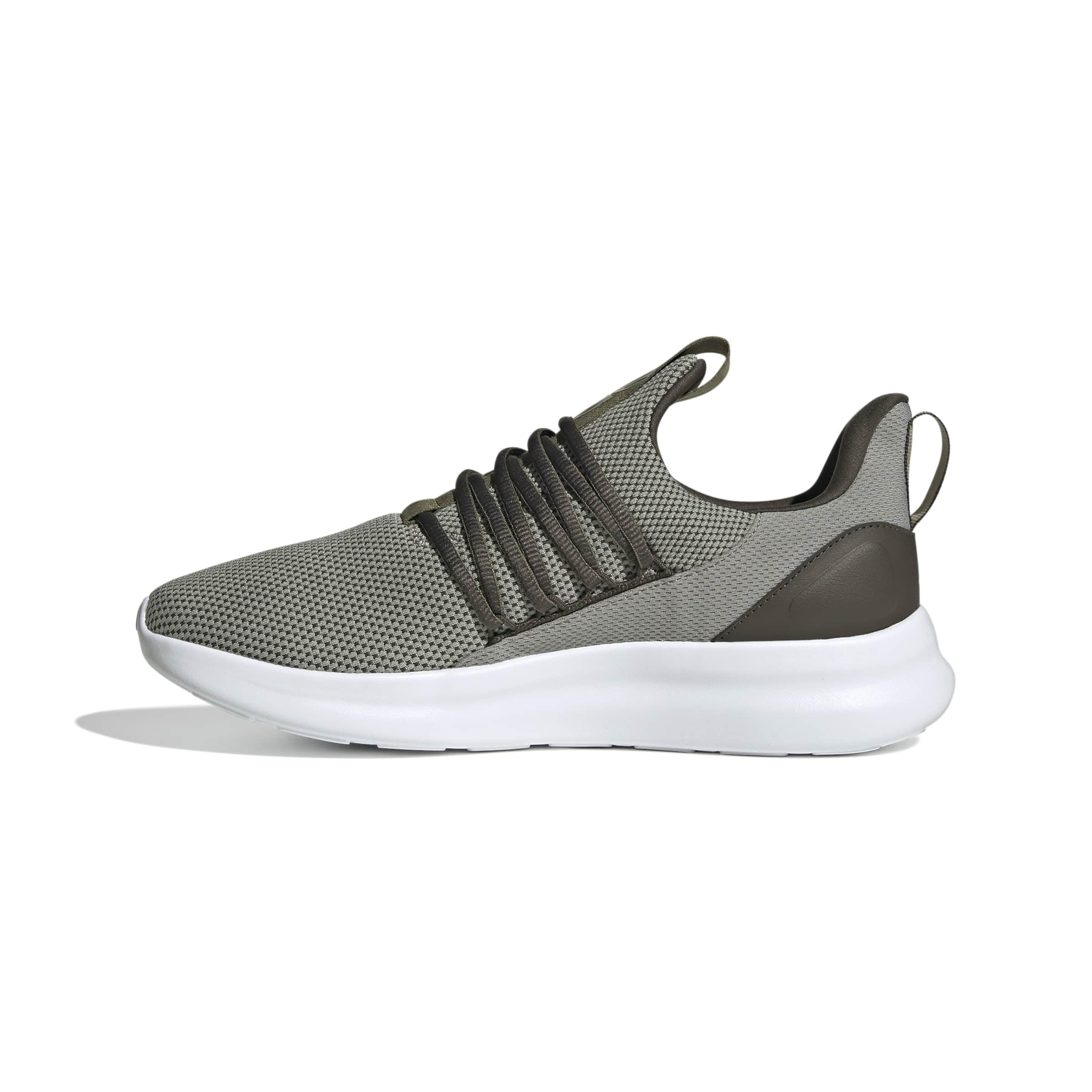adidas Men's Lite Racer Adapt 7.0 Running Shoes 9.5 Silver Pebble/Shadow Olive/Olive Strata