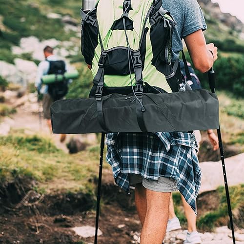 Miniatura 7 de Funda de transporte para trípode, bolsa de trípode Oxford 600D de 36 pulgadas con correas para el hombro y asas duales, cremalleras completas para