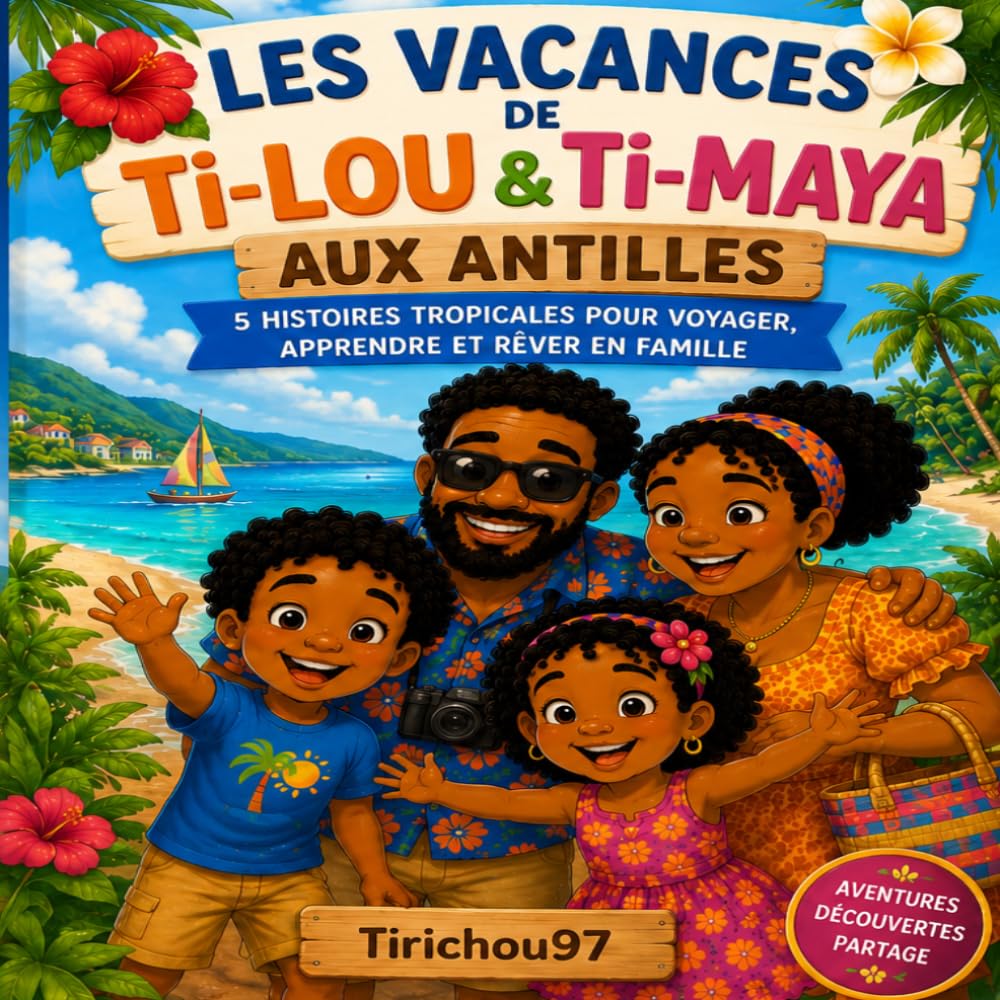 Les Vacances de Ti-Lou & Ti-Maya aux Antilles: 5 histoires tropicales pour voyager, apprendre et rêver en famille