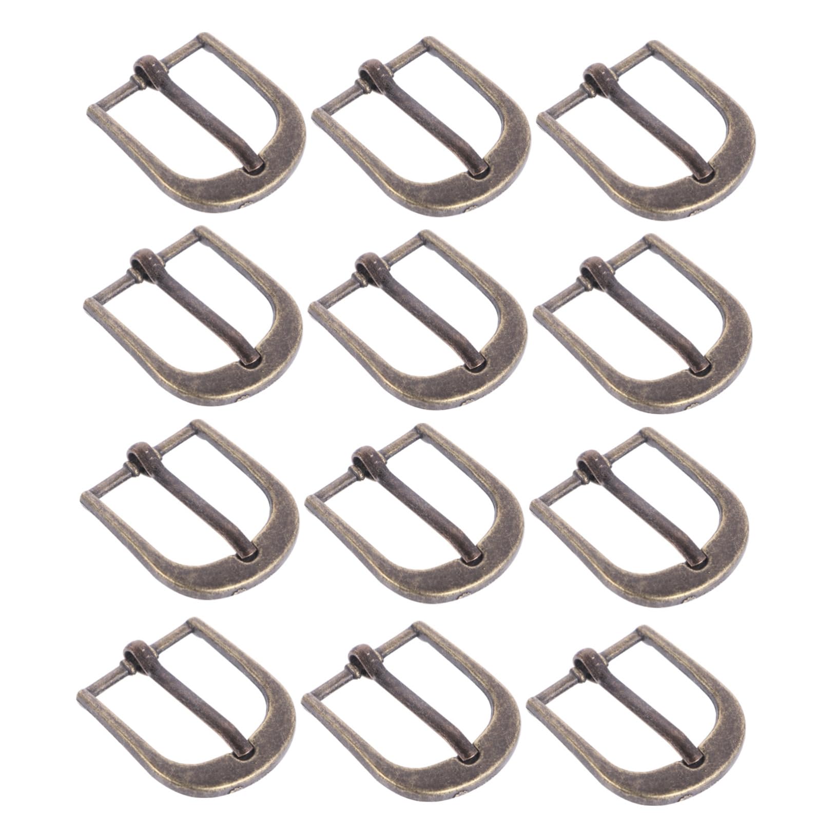 Holibanna Men's Dress Accessory 24pcs Alloy Belt Buckle Set Vintage Style for Jeans and Waist Belt Buckle