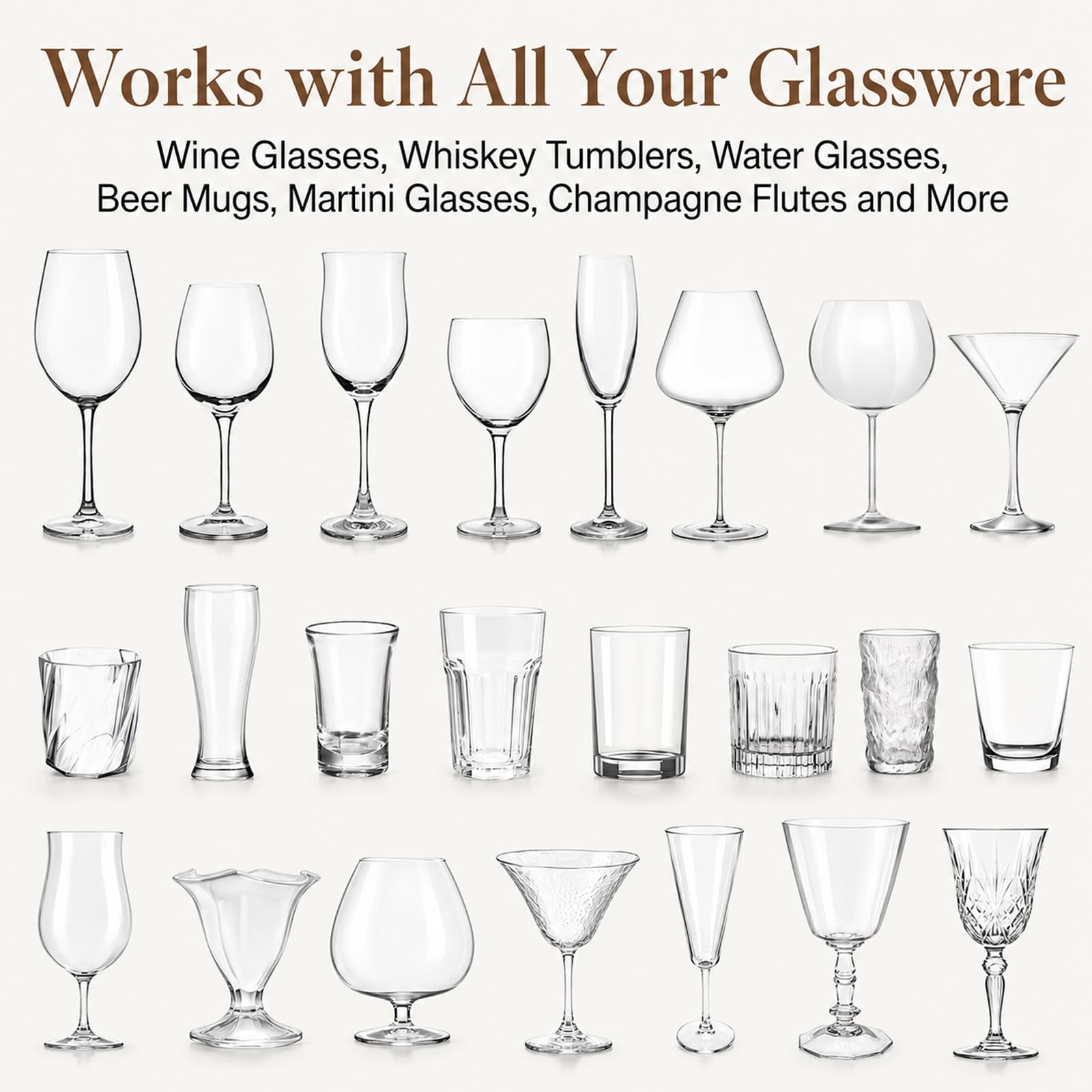 Polisseuse Électrique, Machine Automatique pour Verres à Vin | Deux Brosses Rotatives en Microfibre et Séchage Rapide à 600 tr/min pour Maison, Bars, Restaurants et Hôtels(black)