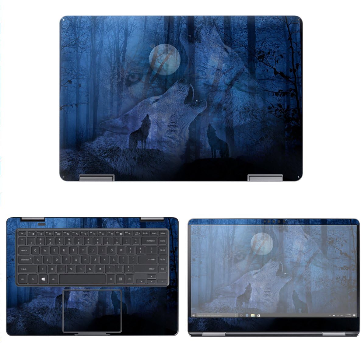 Decalrus - Protective Decal Wolves Skin Sticker for Samsung Notebook 9 Pro 15 NP940X5M (15.6" Screen) case Cover wrap SAntbk9pro15_np940x5m-121