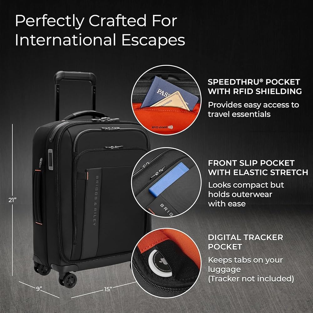 Amazon.com | Briggs & Riley ZDX Global Softside Carry-On Spinner