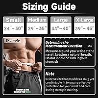 Vista 3 de Cinturón de elevación de palanca para hombre y mujer, levantamiento de pesas con hebilla ajustable y resistente, cinturón de levantamiento de pesas