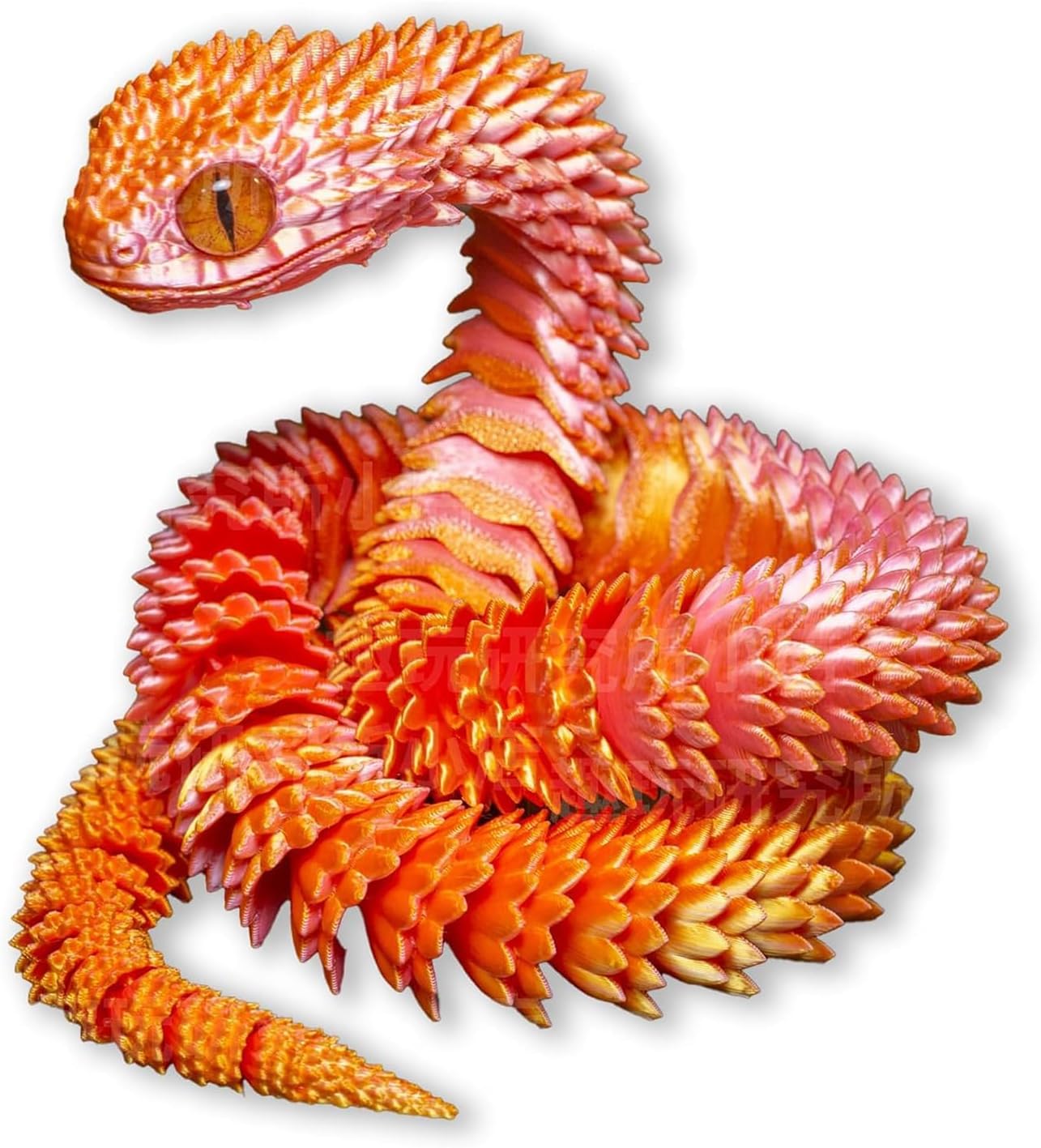 3d Printed Toys, 3d Printed Fidget Toy, 3d Printed Snake Collectable 3d Printed Animals 3d Dragon for Home and Office Decoration