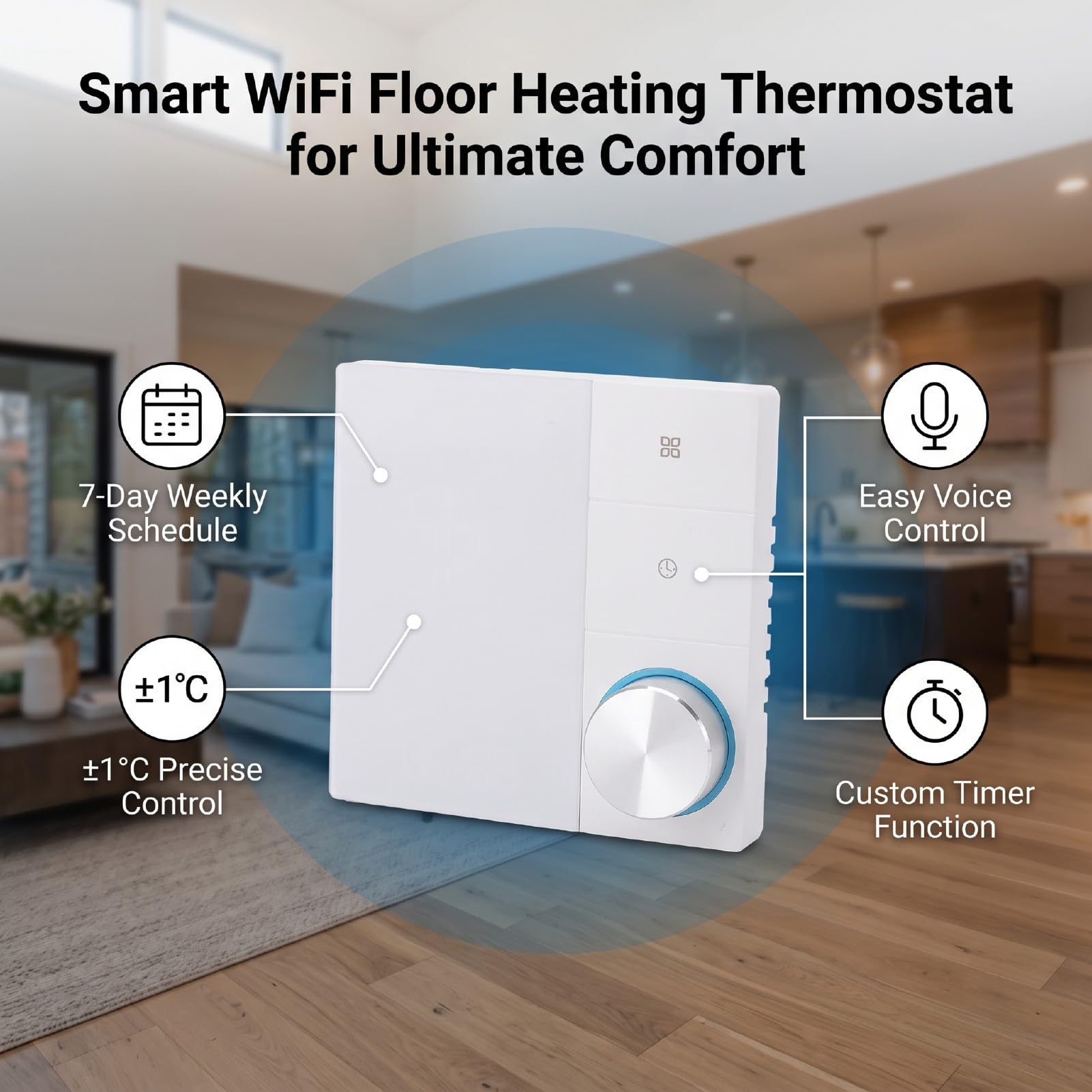 Inteligentny Termostat WLAN, Regulator Temperatury
