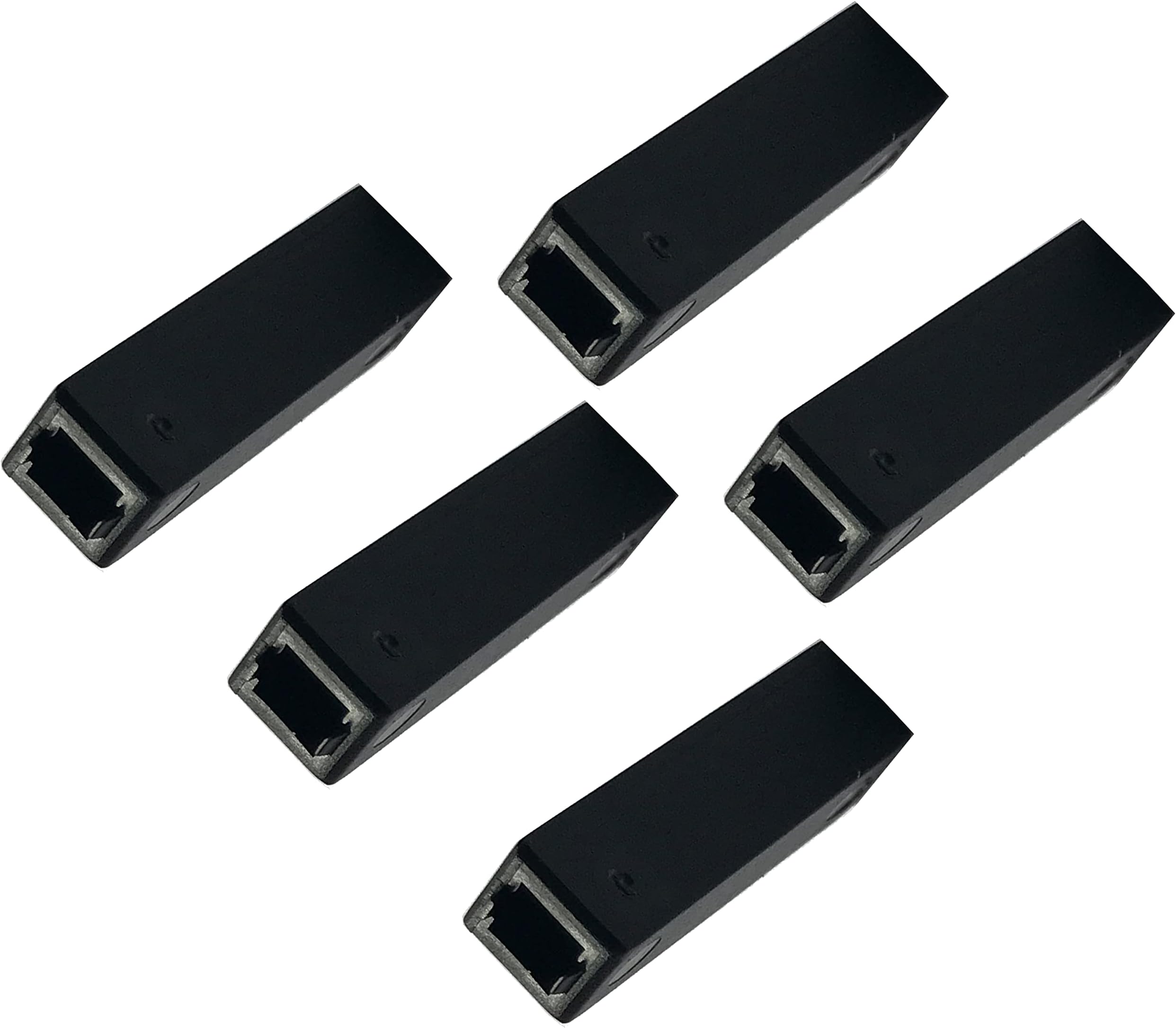 Universal Hardware5 to 8mm Spindle Sleeve Shims Converts, Black Finish, Plastic x 5 Units