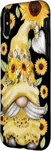 Miniatura 8 de iPhone 12 mini gnomo de girasol para verano y jardinero - Funda con diseño floral