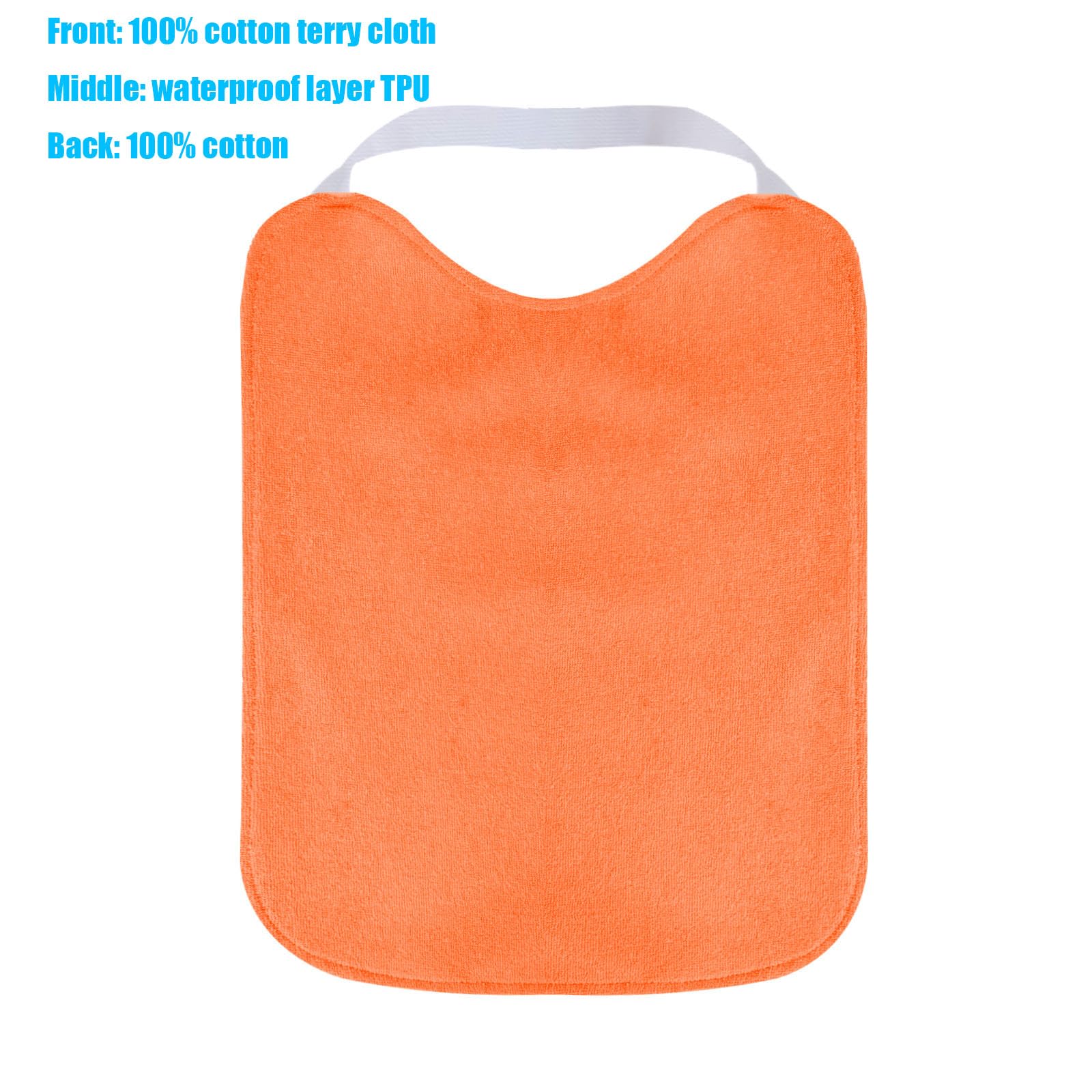 SLOSH Bavoir Imperméable Bébé Élastique Maternelle Lavable Grand Bavoir Bebe Enfant 0 3 ans avec Sangle Col Élastique pour Ecole