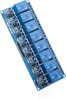 ELEGOO 8 Channel DC 5V Relay Module with Optocoupler for Arduino UNO R3 MEGA 1280 DSP ARM PIC AVR STM32 Raspberry Pi