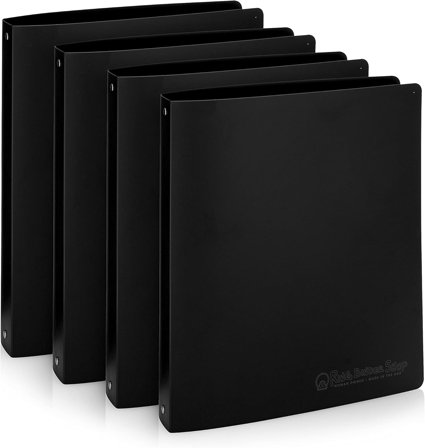 Premium Economy 3 Ring Binder, 1 Inch PullOpen Round