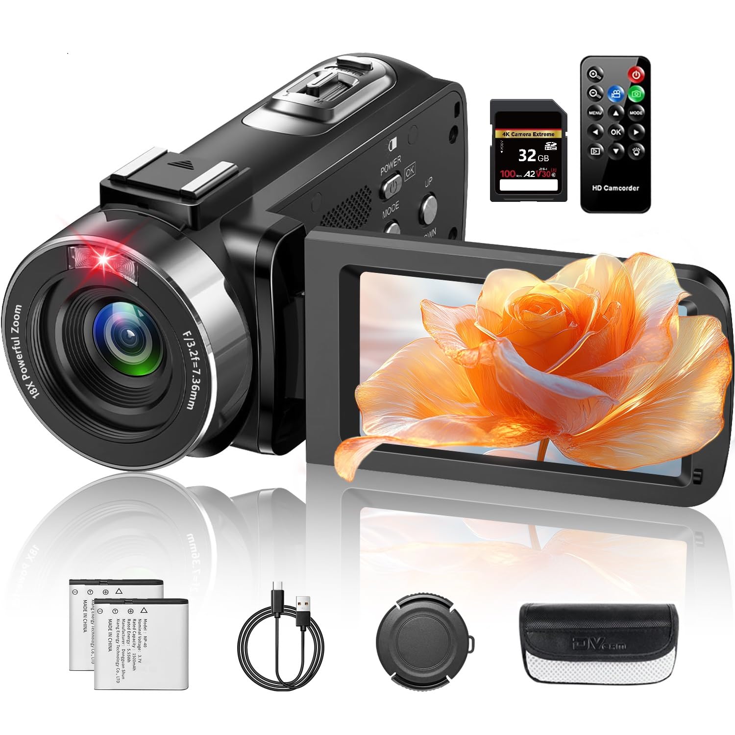 4K ビデオカメラ 44MP YouTubeカメラ 4K ビデオカメラ 44MP YouTubeカメラ