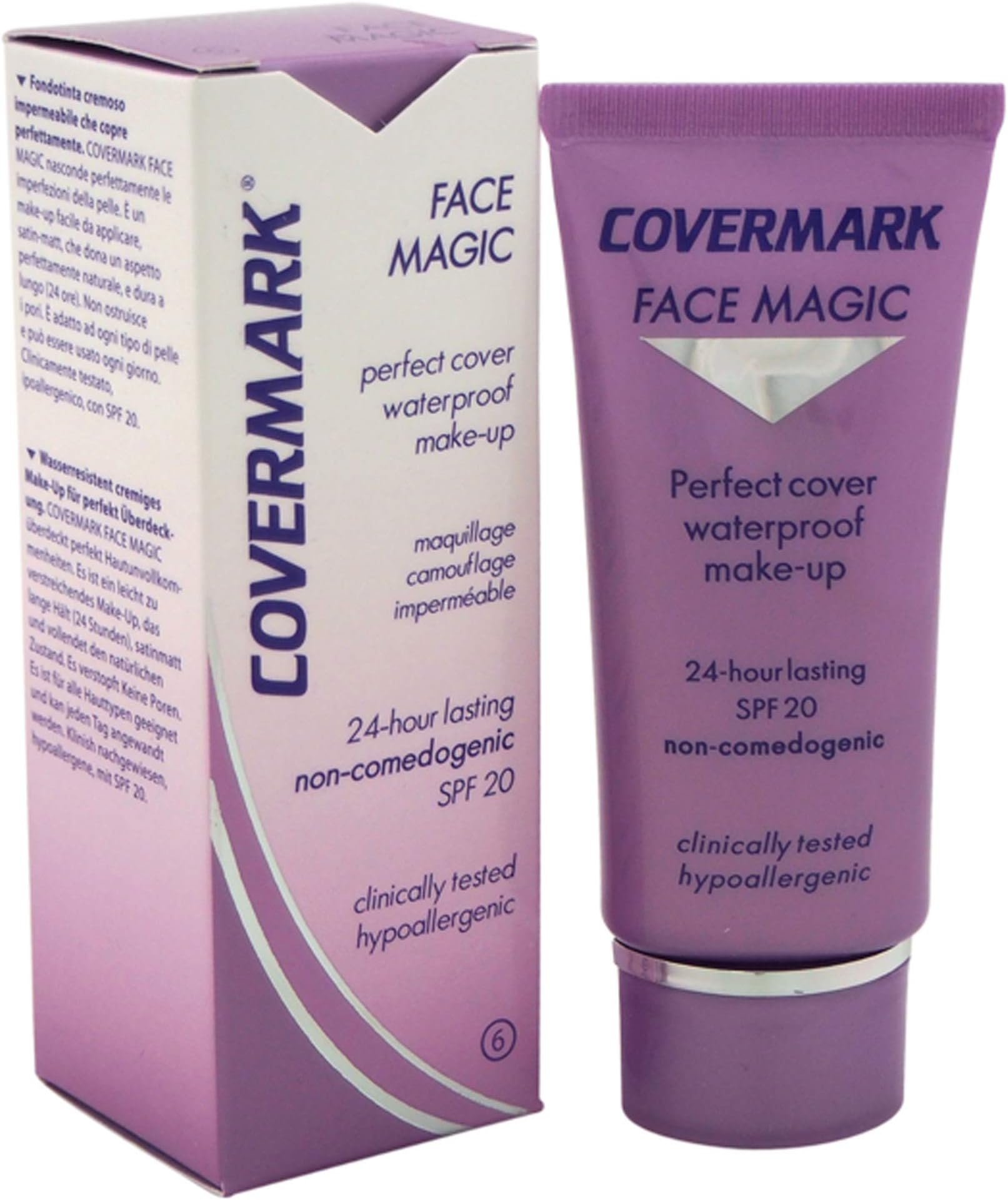 Covermark Women's # 6 SPF 20 Face Magic Waterproof Make-Up, 1.01 Ounce