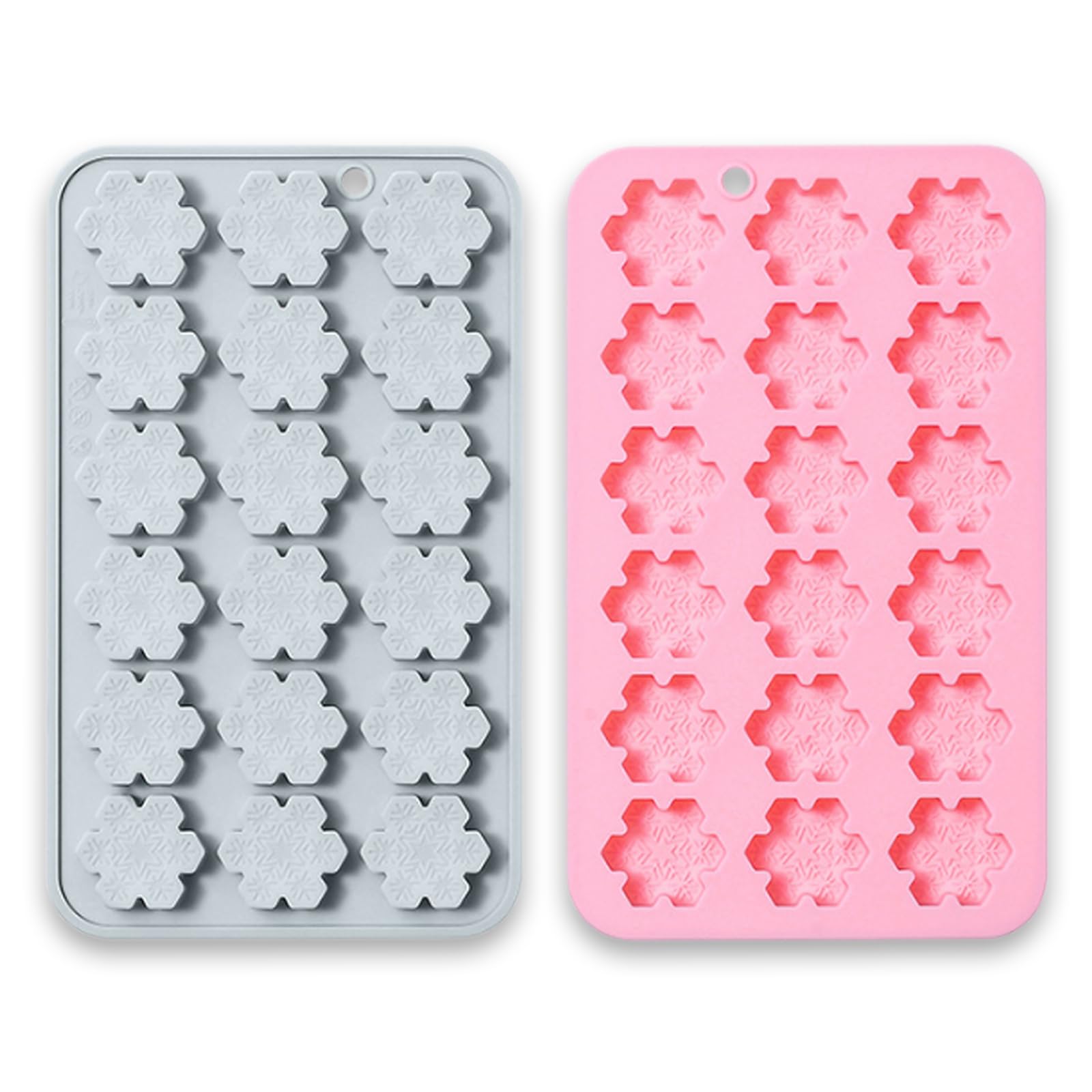 Moule en silicone flocon de neige pour éviter les bris de démoulage de vos décors de Noël