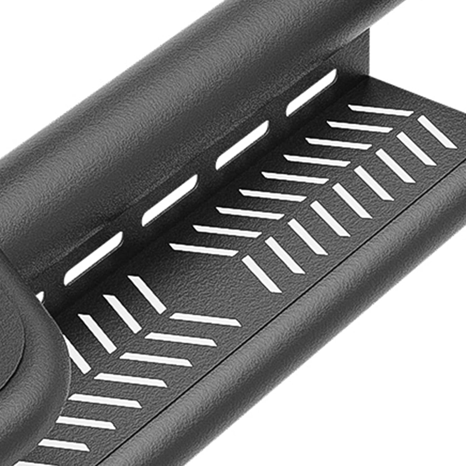 Three Raised Step Double Cab Running Boards Compatible for 1999-2006 Chevy Silverado & GMC Sierra 1500, 2001-2006 Chevrolet Silverado & GMC Sierra 2500 3500 HD Extended Cab, Side Step Nerf Bar