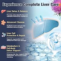 Vista 9 de Totaria TUDCA Suplemento de apoyo hepático de 1000 mg con cardo mariano, NAC, ALA, 80% de silimarina, sales biliares extra fuertes 15 en 1