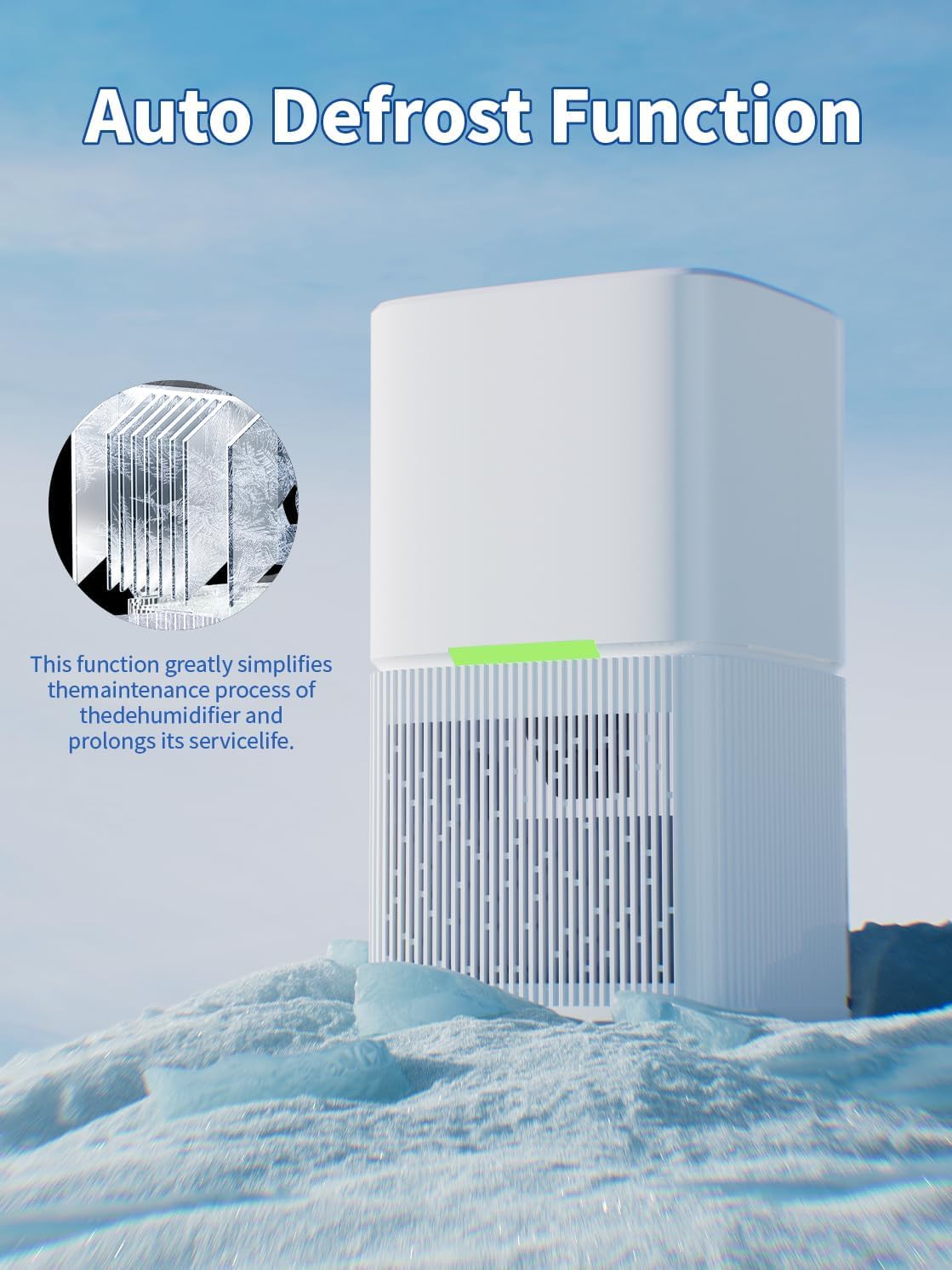 KCONBS Dehumidifier, 60 OZ Water Tank, Dehumidifiers for Home, White 6 71D ssOFrdL. AC SL1493