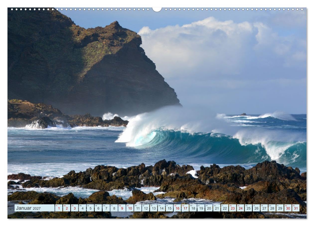 CALVENDO - Teneriffa - Insel der Glückseligen (Wandkalender 2027 DIN A2 quer), Monatskalender: Traumhafte Bilder einer faszinierenden Insel