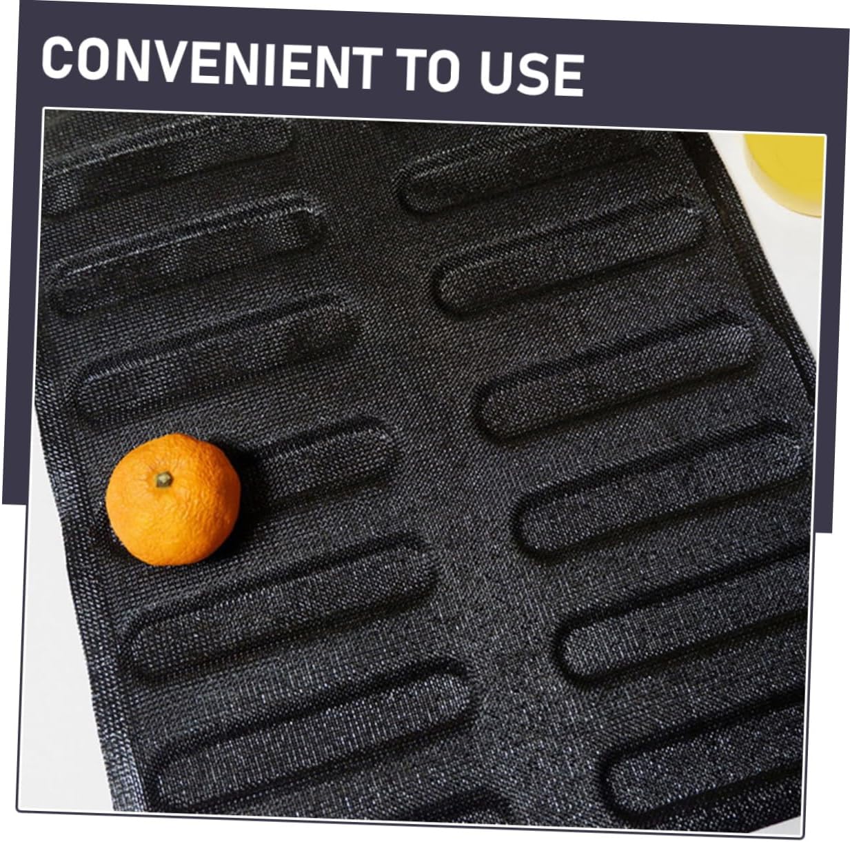 Non-stick Silicone Bread Loaf Pan Slots French Bread Baking Dish Breathable Pan for Oven Daily Use French Accessory