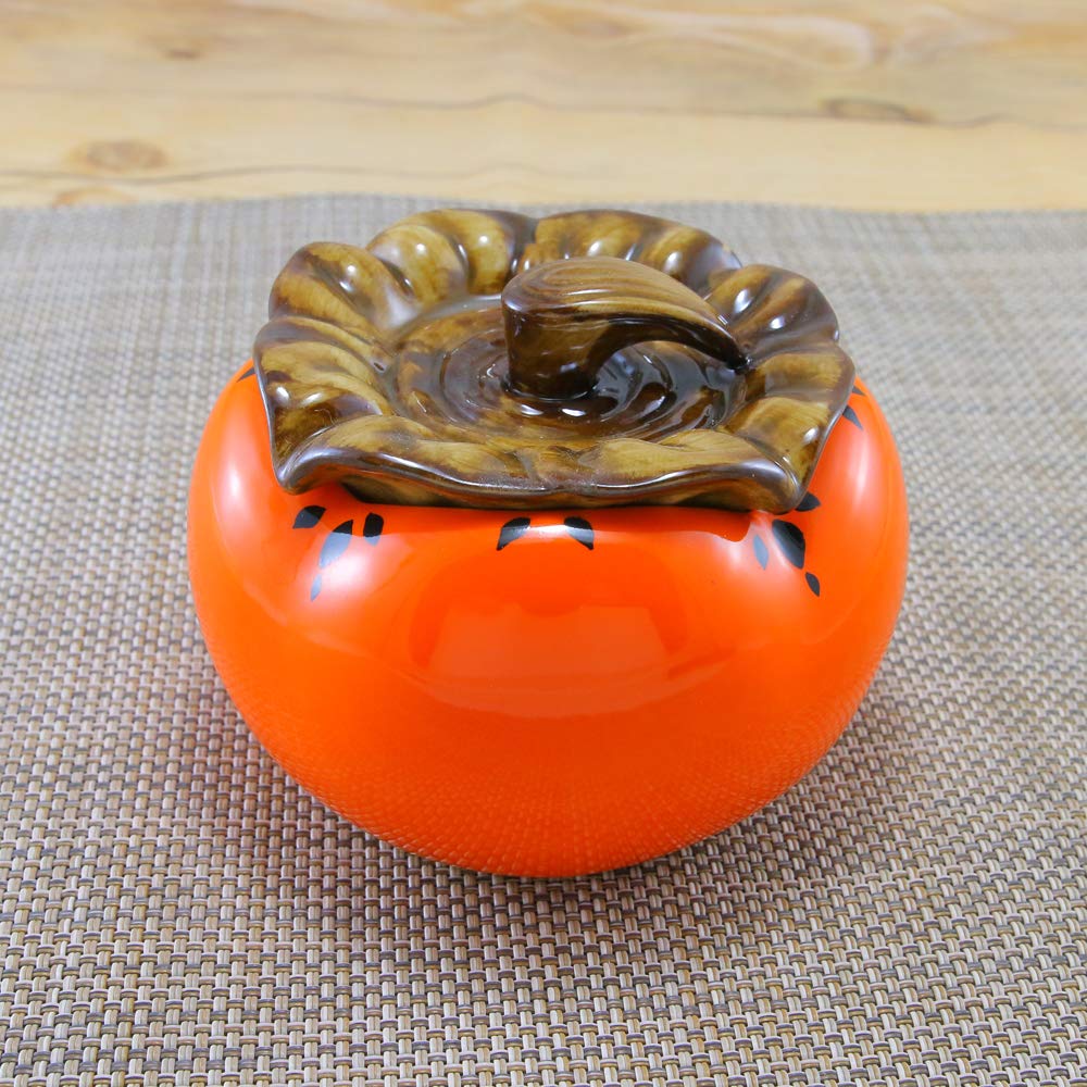 Amazon | 蓋物 有田焼 柿蓋物鉢（大） 小物入れ インテリア｜和食器