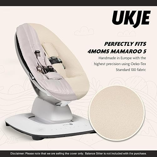 Miniatura 4 de Ukje Funda protectora para columpio compatible con 4moms RockaRoo o MamaRoo 5, columpio de bebé multimovimiento, forro de columpio para bebé, funda