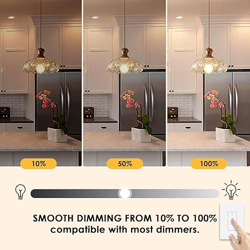 Miniatura 2 de Edison Bombillas LED ST19 de 60 W, 6 W (equivalente a 60 vatios), 2700 K blanco suave, regulable, bombilla de filamento LED ST58, lámparas de