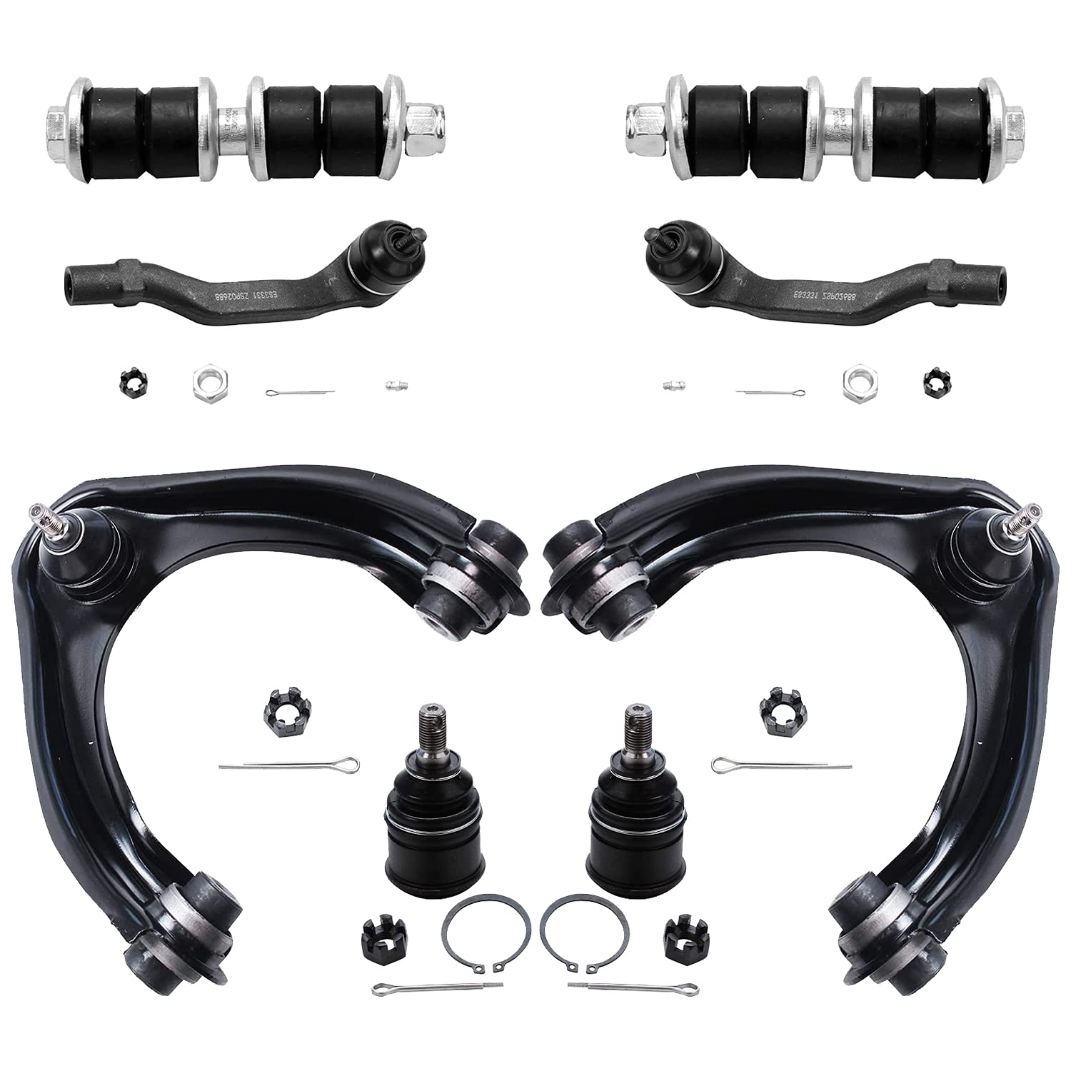 Detroit Axle - 8pc Front End Suspension Kit for 1996-2000 Honda Civic