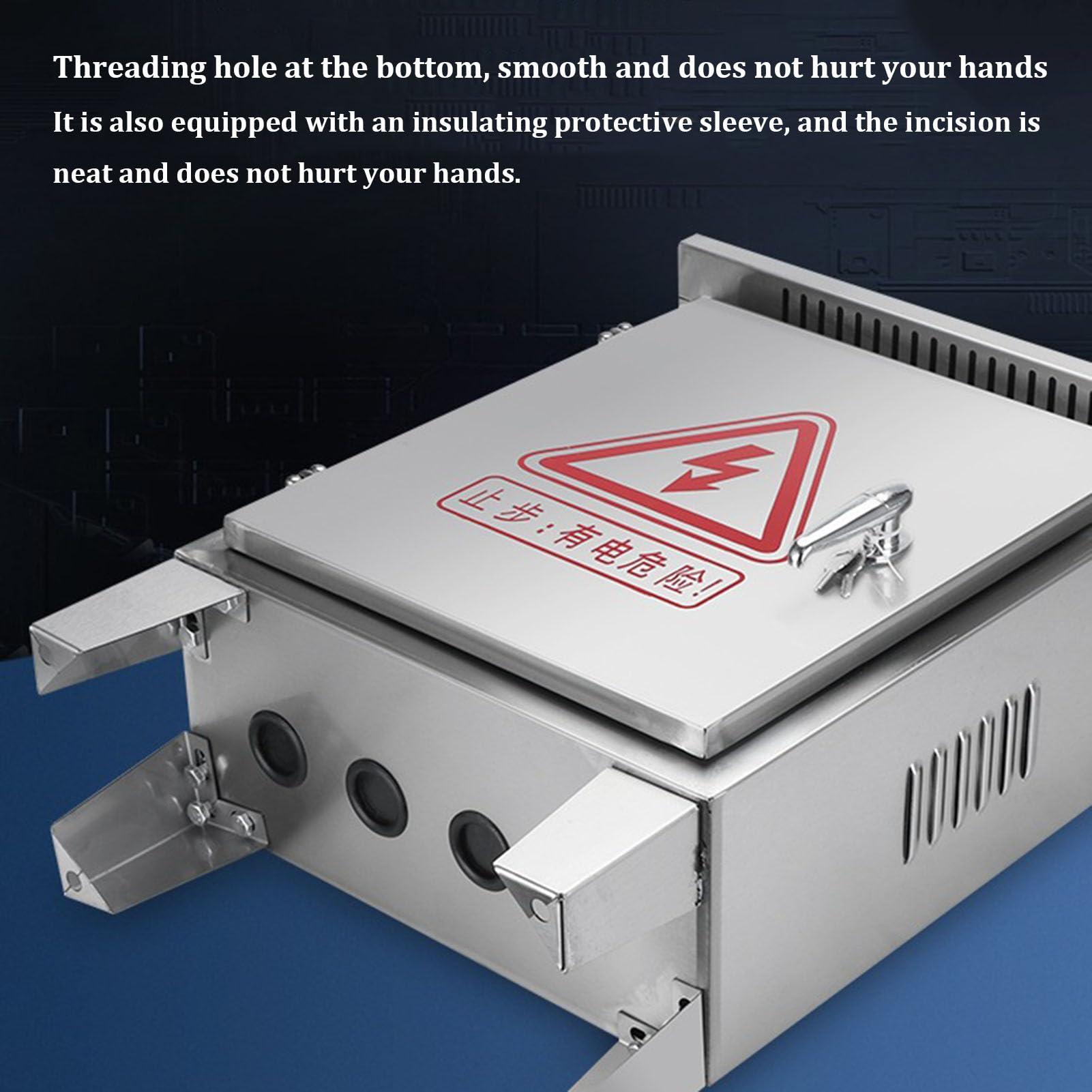 Elektrischer Anschlusskasten Für Den Außenbereich,wetterfeste Elektronische Projektbox Aus Metall Für Die Wandmontage,universeller Elektrogerätegehäusekasten Verteilungsschutzkasten