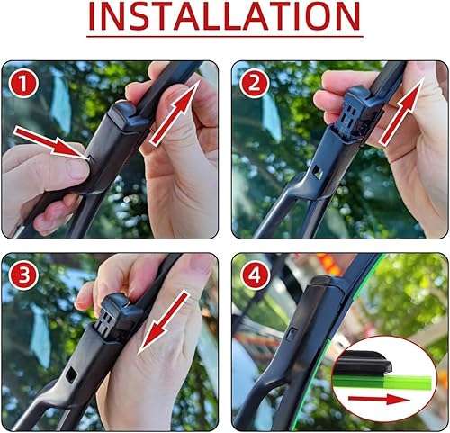 Miniatura 7 de Compatible con Buick Encore 2012-2019 26 + 14 pulgadas + 10 pulgadas limpiaparabrisas delantero trasero escobillas, accesorios de cortador, 2013