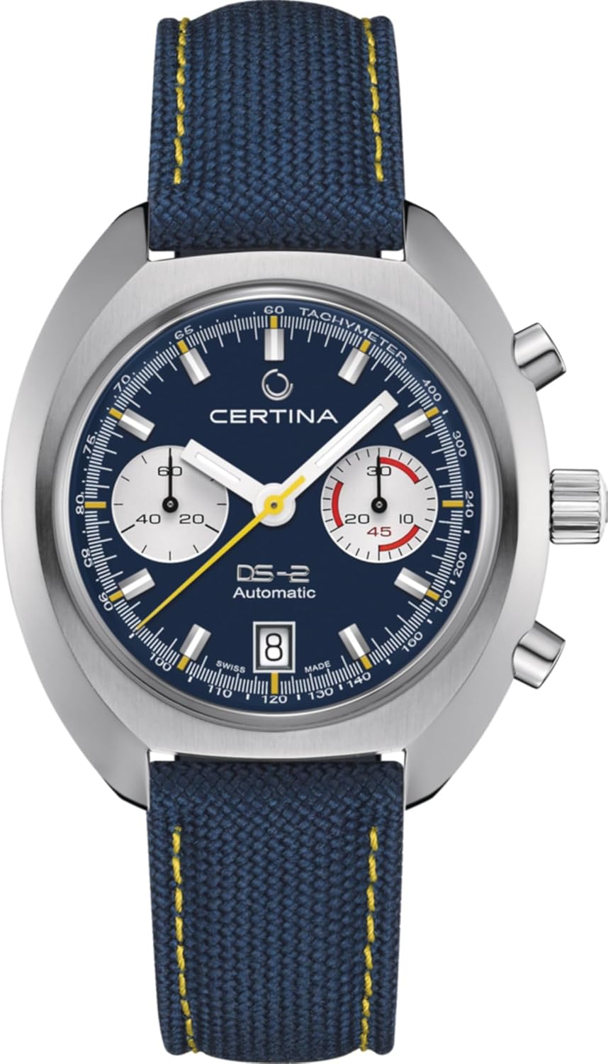Certina, Mens, DS-2 Chronograph Automatic, Stainless Steel,