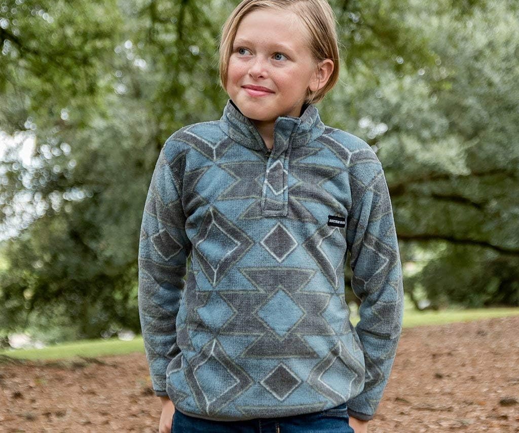 Southern Marsh Youth's Pueblo Aztec Pullover – Classic Comfortable Outerwear