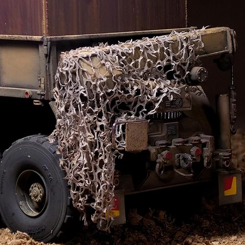 Miniatura 2 de Warp United Red de camuflaje a escala 1/35 suelta para tanque AFV Kit modelo militar 0,1 x 270 × 7.874 in blanco tipo B