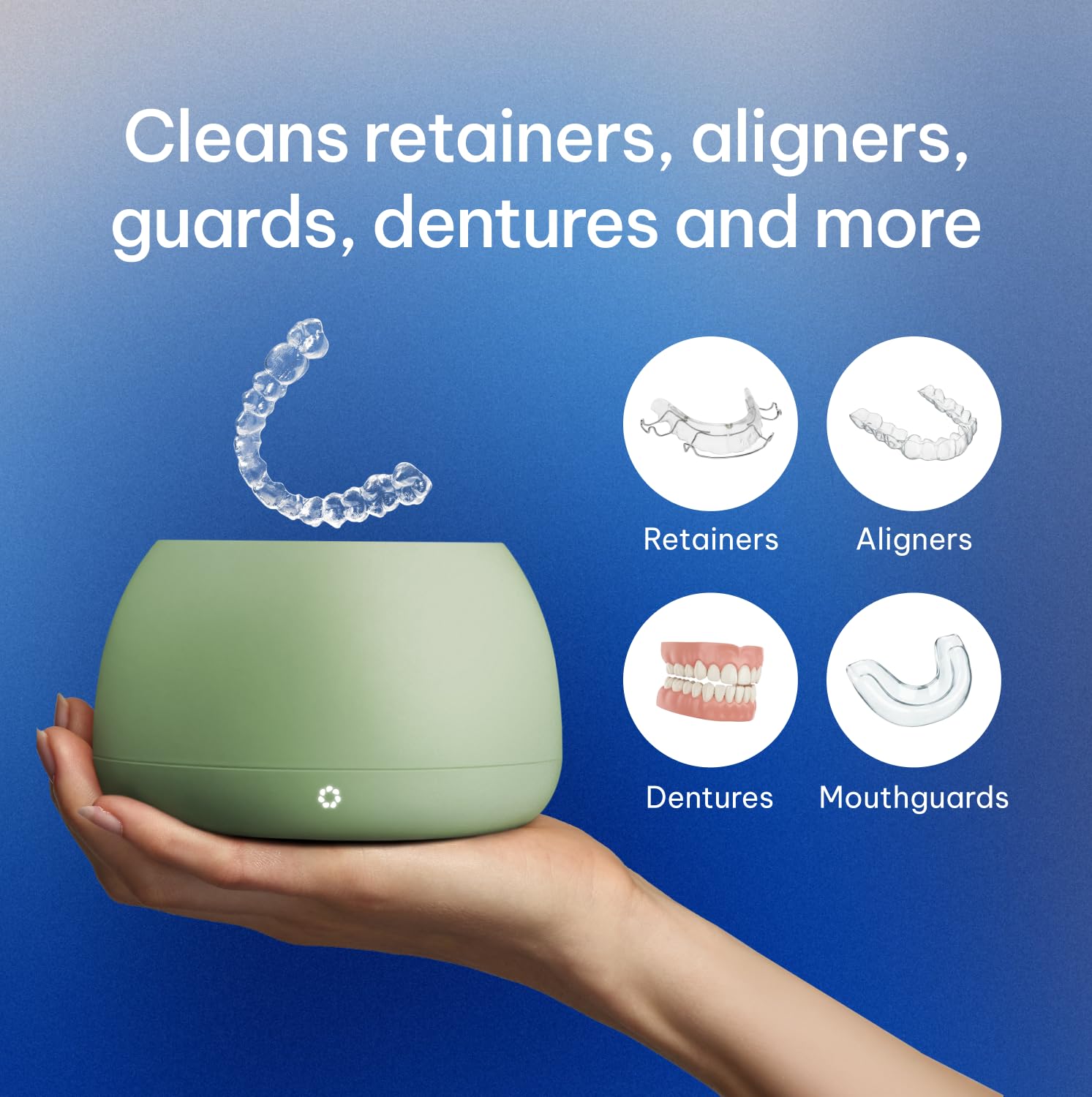 Zima Dental Pod PRO: Nuova Macchina Pulitrice ad Ultrasuoni per Apparecchi Ortodontici. Leader del Mercato, Miglior Pulitore per Allineatori, Pulitore per Bite Notturni, Pulitore per Paradenti