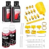CHUMXINY Brake Bleed Kit for SHIMANO, TEKTRO Hydraulic Disc Brakes, Including High Performance Mineral Brake Fluid (120ML+300ML).