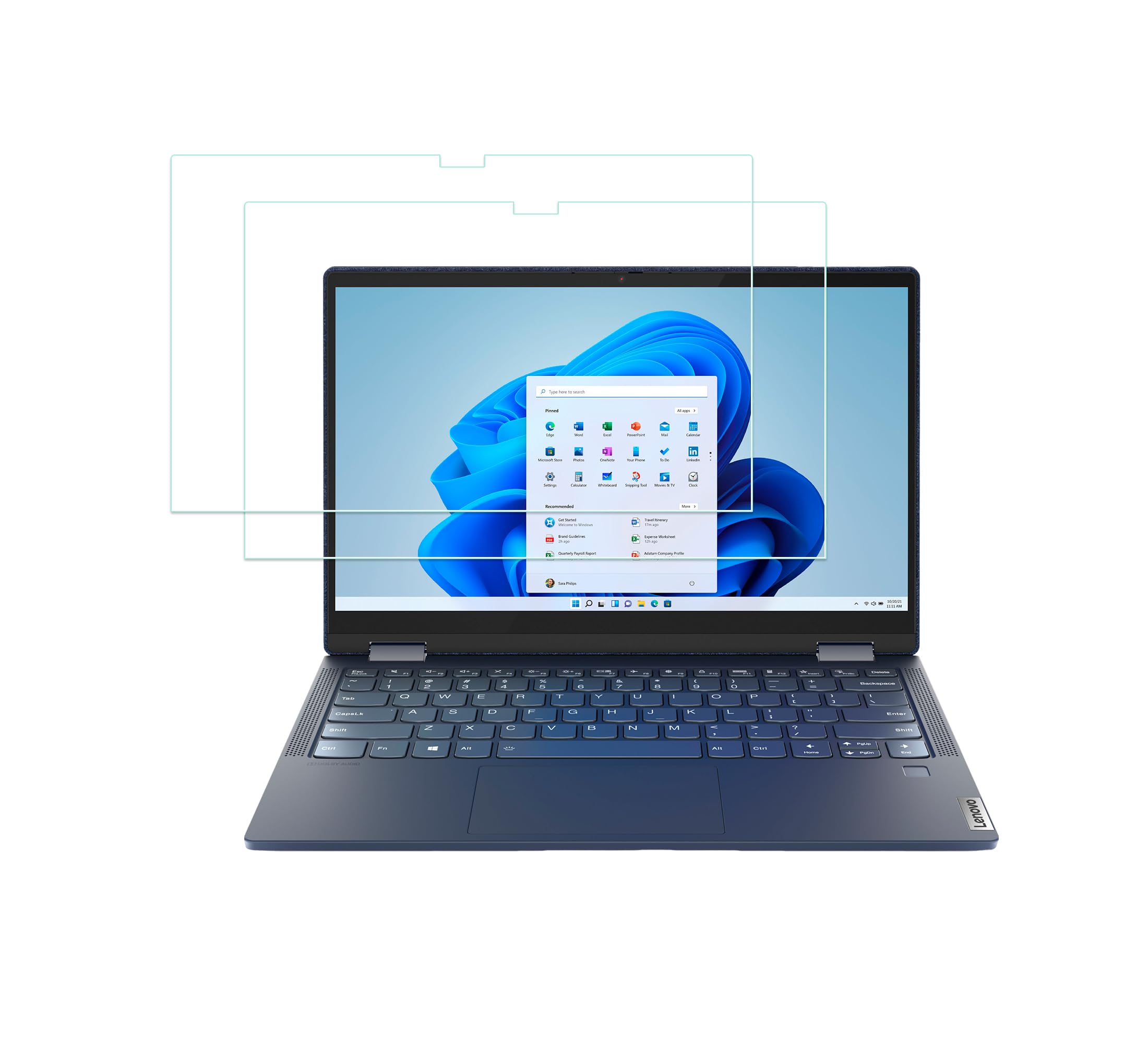 Pellicola Protettiva Opaca Upscreen Reflection Shield Per Lenovo IdeaPad Duet 5 Chromebook (13.6") – Antiriflesso, Anti-impronte, Made In Germany
