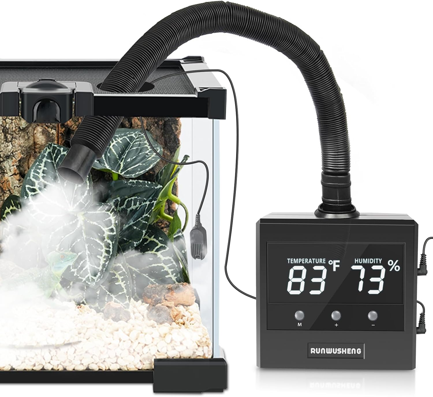 RUNWUSHENG Reptile Fogger, Reptile Humidifiers with