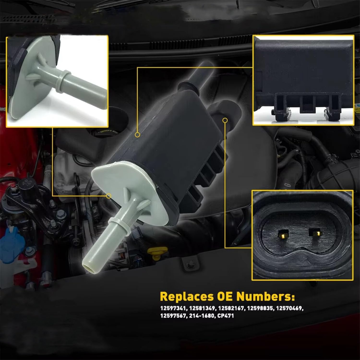 Vapor Canister Purge Valve For Avalanche Camaro Caprice Solenoid Fuel