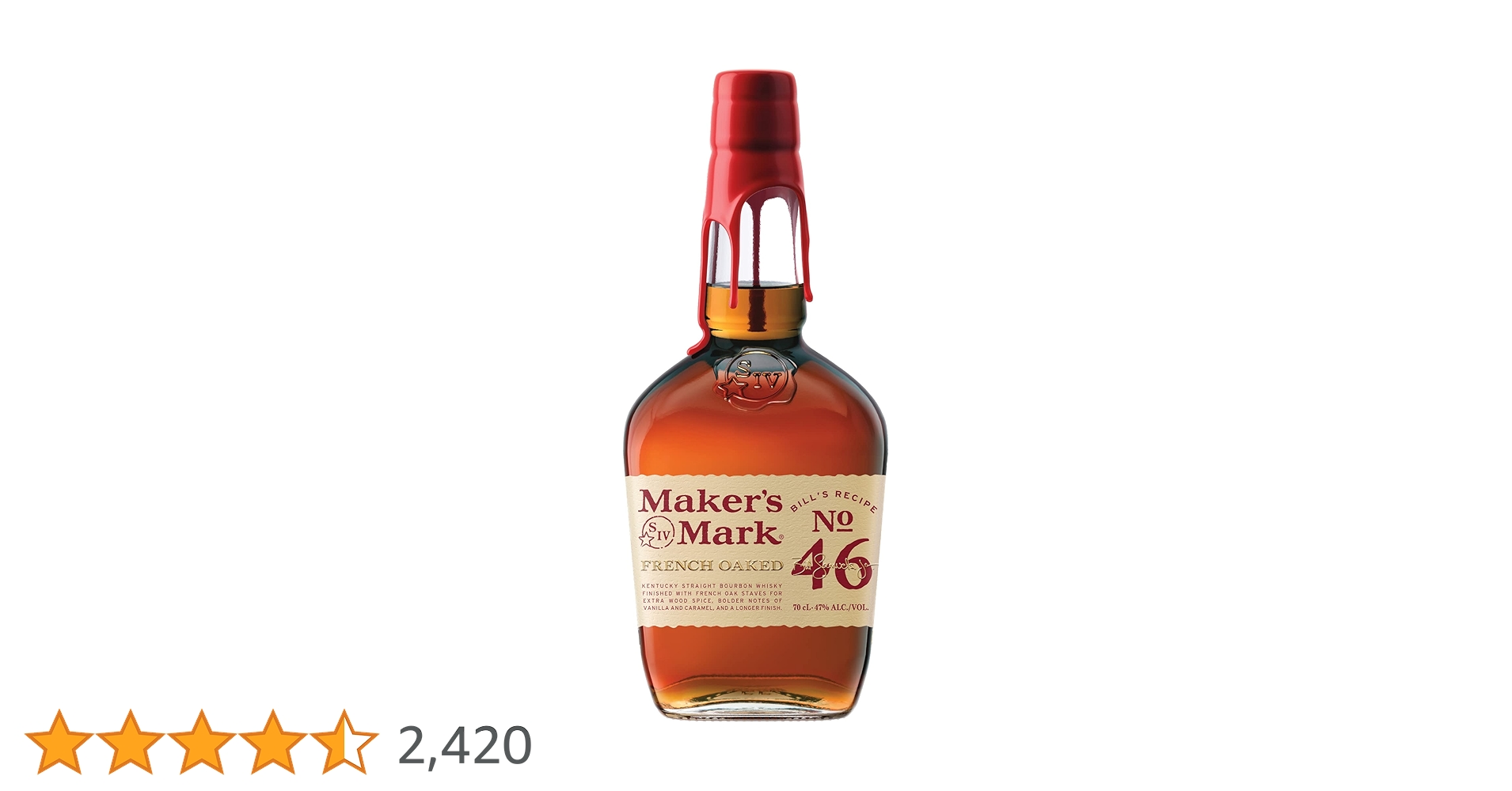 Amazon.co.jp: クラフトウイスキー メーカーズマーク 46 700ml