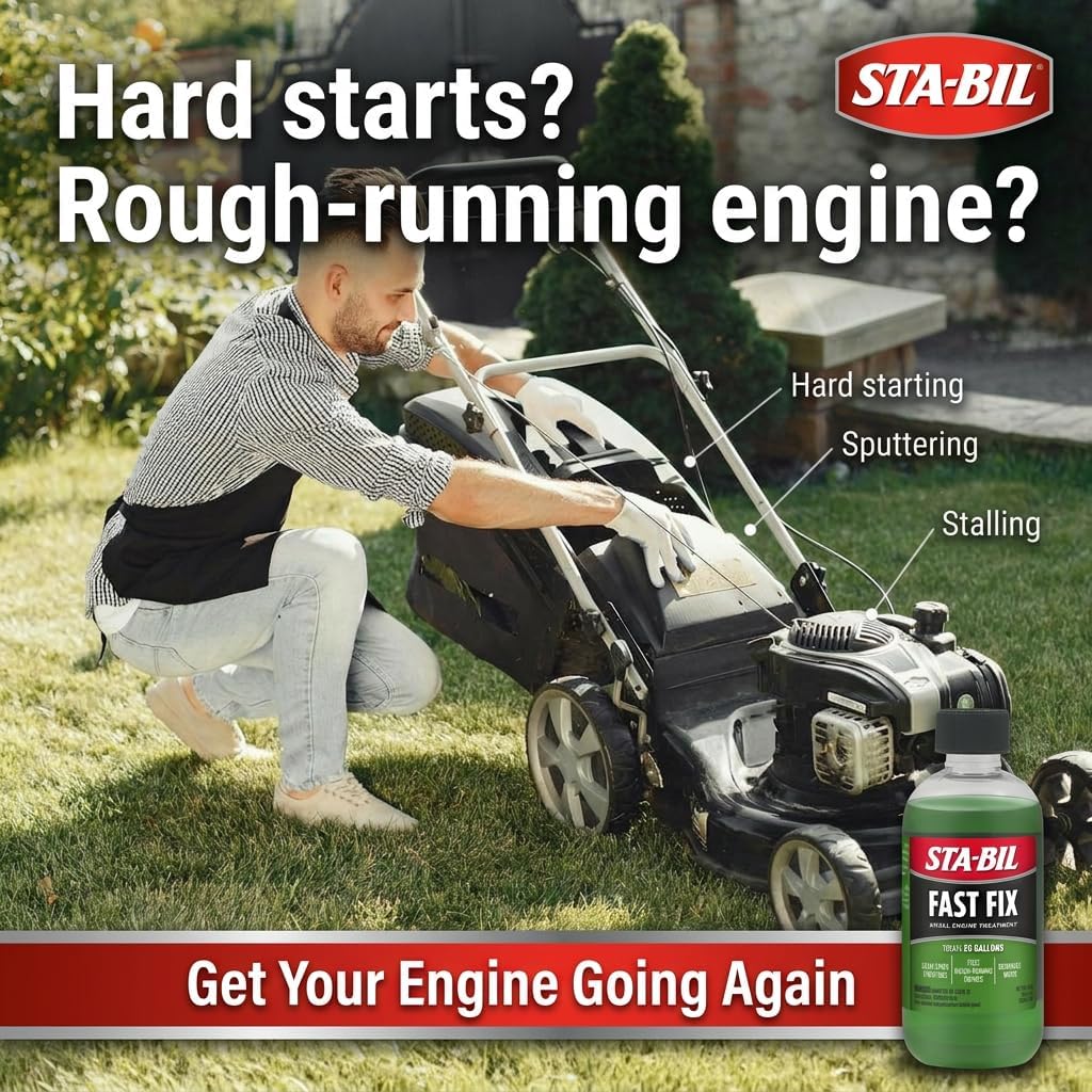 STA-BIL Fast Fix Small Engine Treatment, 4 oz 12-Pack