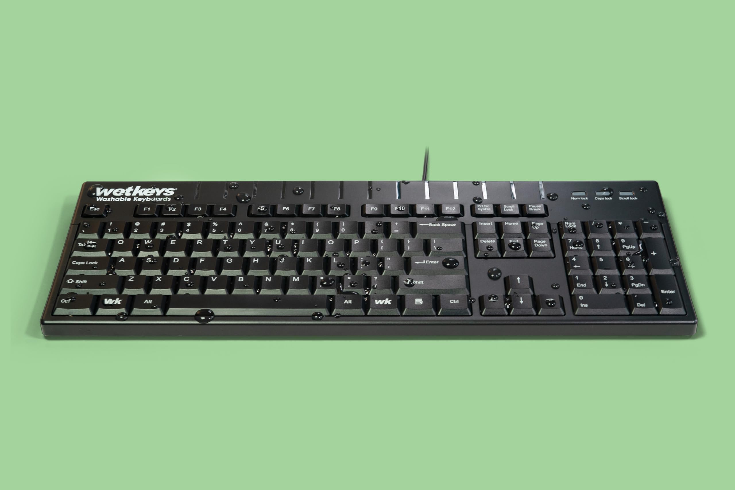Amazon | WetKeys防水プロフェッショナルグレードフルサイズキーボード