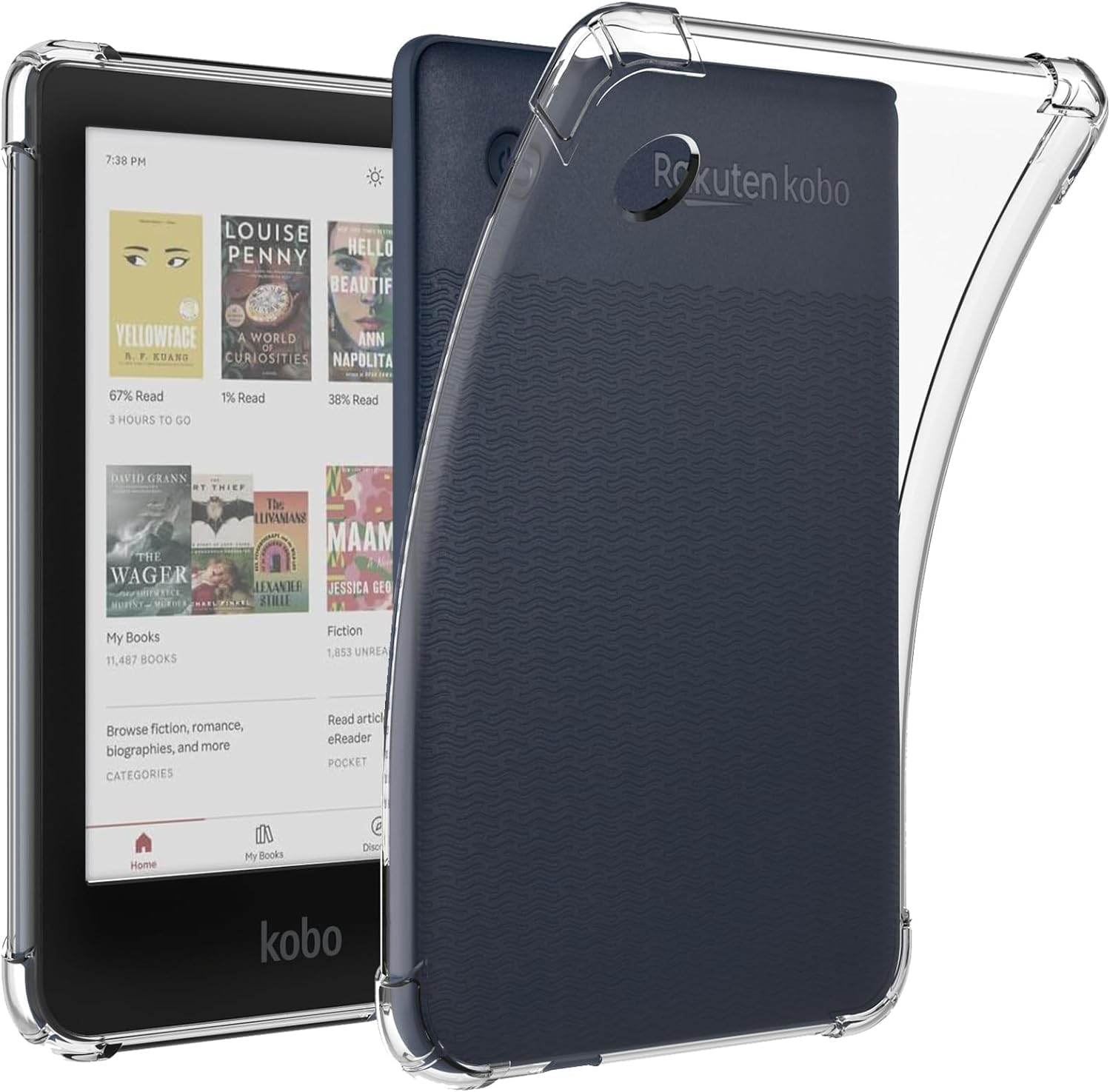 Kobo Clara Basic eReader Sleepcover Case, Cobalt Blue : Amazon.com.au ...