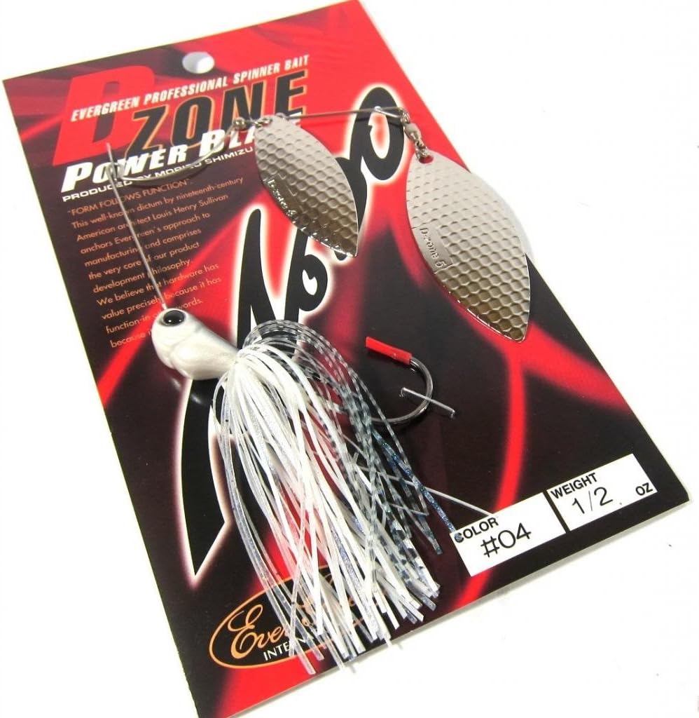 Evergreen D-Zone Power Blade Double Willow Leaf Spinner Bait