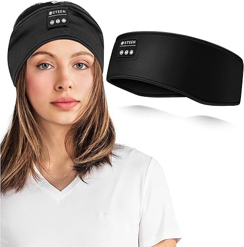 Miniatura 2 de Steen - Auriculares Bluetooth para dormir, máscara inalámbrica Bluetooth para dormir con altavoces estéreo HD ultrafinos  Perfecto para dormir,